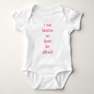 Body Para Bebê eu como cérebros