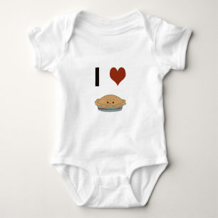 Body Para Bebê Eu coração (amor)