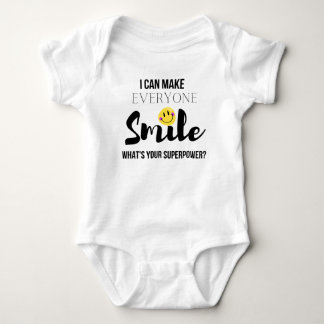 Body Para Bebê Eu faço todo mundo sorrir!