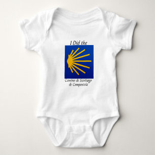 Body Para Bebê Eu fiz o Camino de Santiago