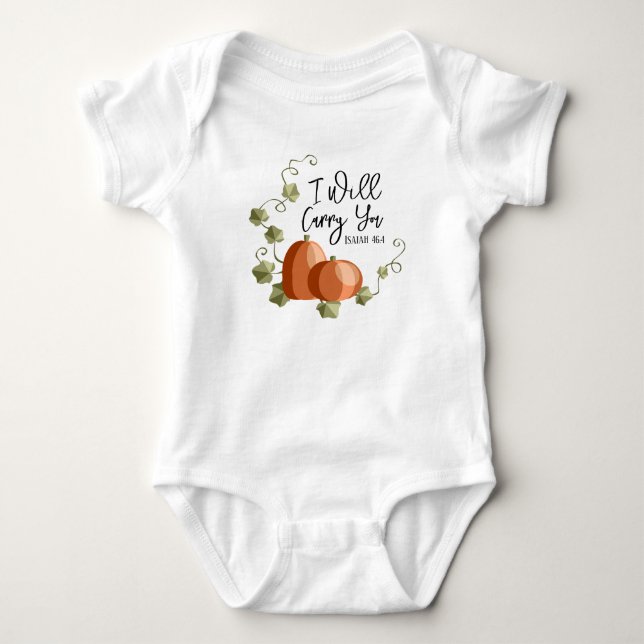 Body Para Bebê Eu Levarei Você  (Frente)