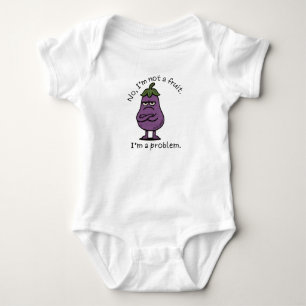 Body Para Bebê "Eu não sou uma Fruta, sou um problema" Engraçado,