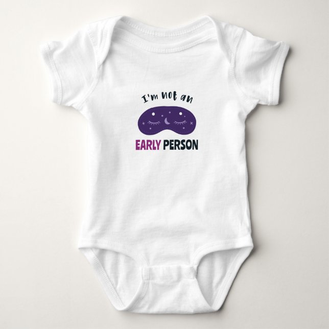 Body Para Bebê Eu não sou uma pessoa jovem (Frente)