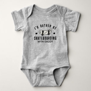 Body Para Bebê Eu Preferencialmente de andar de skate com skate P