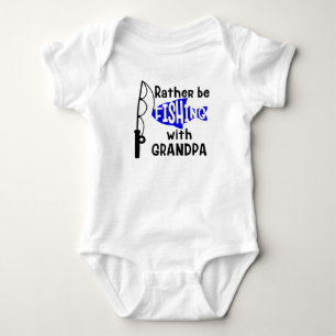 Body Para Bebê Eu preferencialmente estaria pescando com vovô