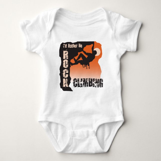 Body Para Bebê Eu preferencialmente seria caras da escalada (Frente)