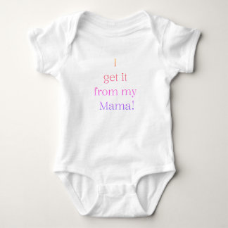 Body Para Bebê Eu recebo da minha Mãe! Baby Onsie
