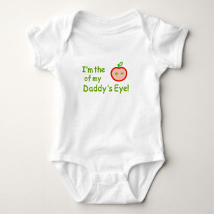 Body Para Bebê Eu sou a maçã dos olhos do pai!