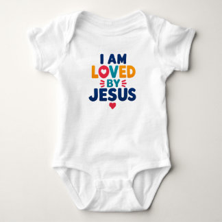 Body Para Bebê Eu sou amado por Jesus