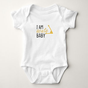 Body Para Bebê Eu sou Amarelo Agudo Bebê, Bebê Matemática, Presen