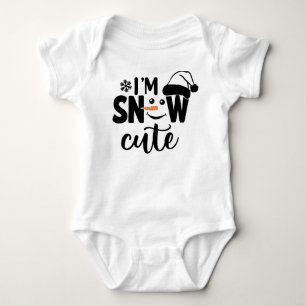 Body Para Bebê Eu sou Boneco de Neve