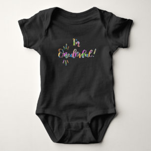 Body Para Bebê Eu sou equipamento maravilhoso do bebê do