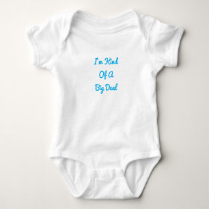 Body Para Bebê Eu Sou Meio Uma Grande Coisa Bebê Body
