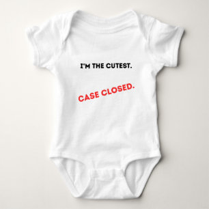Body Para Bebê Eu sou o caso mais bonito fechado