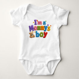 Body Para Bebê Eu sou o menino da Mamãe multi cor