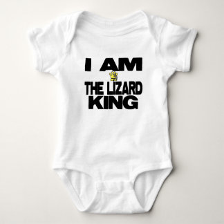 Body Para Bebê Eu sou o rei do lagarto