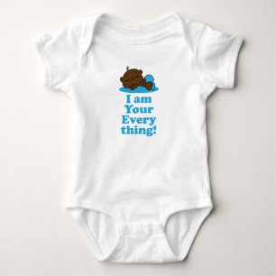 Body Para Bebê Eu sou o seu rapaz afro-americano