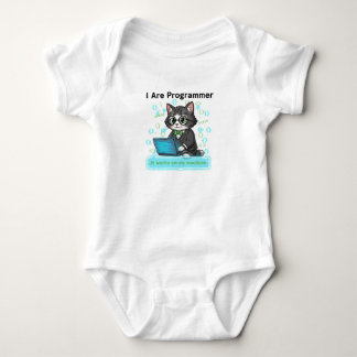 Body Para Bebê Eu Sou Programador Gato Caprichoso Desenvolvedor G