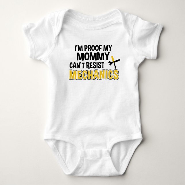 Body Para Bebê Eu sou prova que minhas mamães não podem resistir (Frente)