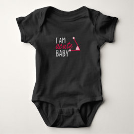 Body Para Bebê Eu sou Rosa Bebe Agudo, Bebê Matemática, Presente 