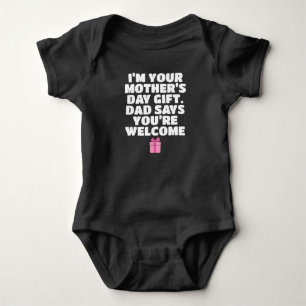 Body Para Bebê Eu sou seu pai do presente do dia das mães digo
