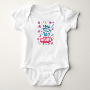 Body Para Bebê Eu sou seu, sem reembolso
