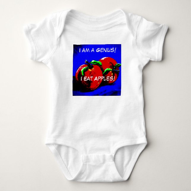 Body Para Bebê Eu sou um gênio... (Frente)