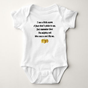 Body Para Bebê "Eu sou um poema de bolota"