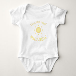 Body Para Bebê "Eu sou um raio bodysuit infantil da luz do sol
