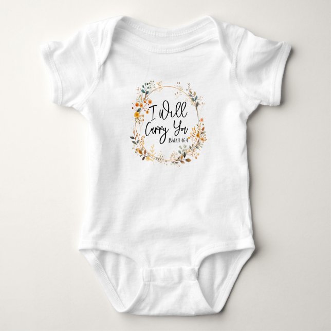 Body Para Bebê Eu Te Carregar (Frente)