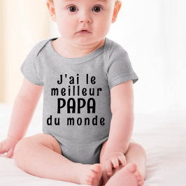 Body Para Bebê Eu tenho o melhor pai do mundo