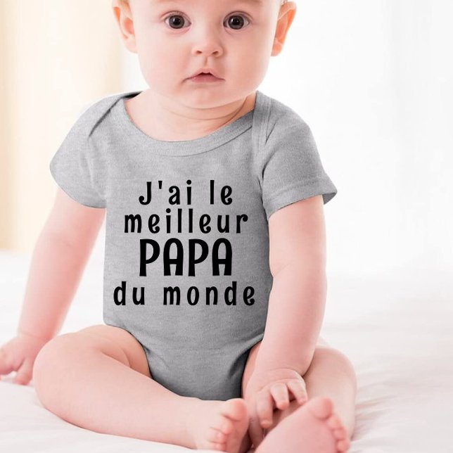 Body Para Bebê Eu tenho o melhor pai do mundo (Criador carregado)