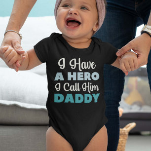Body Para Bebê Eu Tenho Um Herói A Quem Chamo De Papai