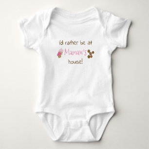 Body Para Bebê Eu teria Preferencialmentes na casa de Mamaw
