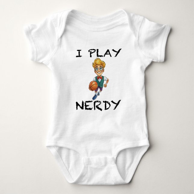 Body Para Bebê Eu Toco Nerdy (Frente)