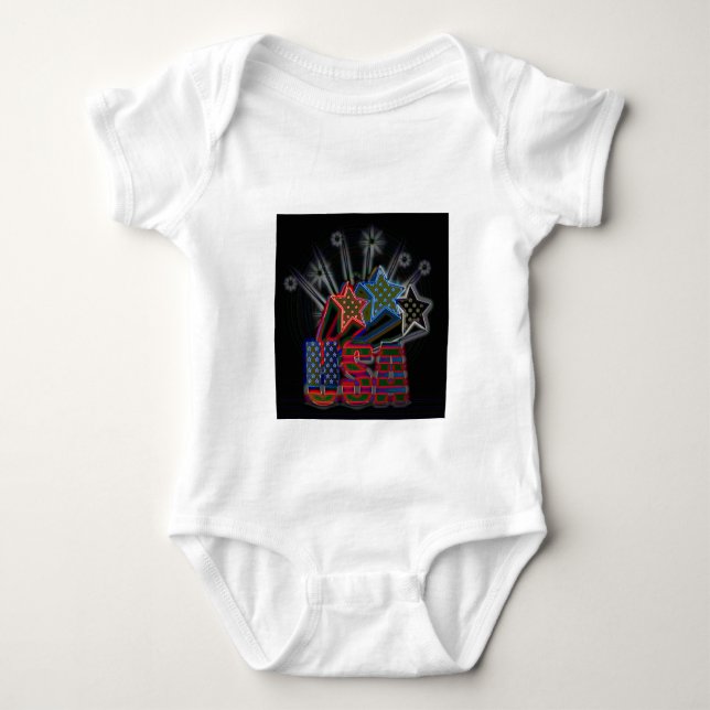 Body Para Bebê EUA Orud (Frente)