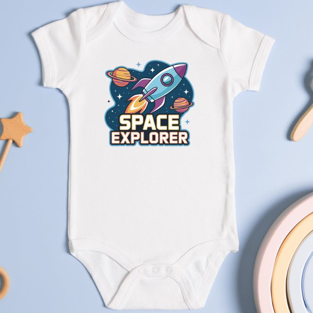 Body Para Bebê Explorador Espacial Júnior (Criador carregado)