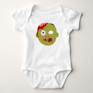 Body Para Bebê Expressões de rosto Zombie