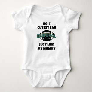 Body Para Bebê Fã de futebol do Cutest Jacksonville