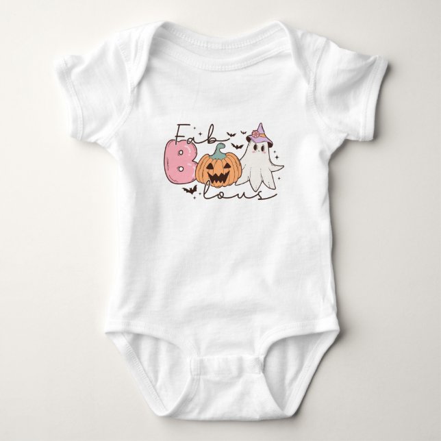 Body Para Bebê Fabuloso Halloween (Frente)