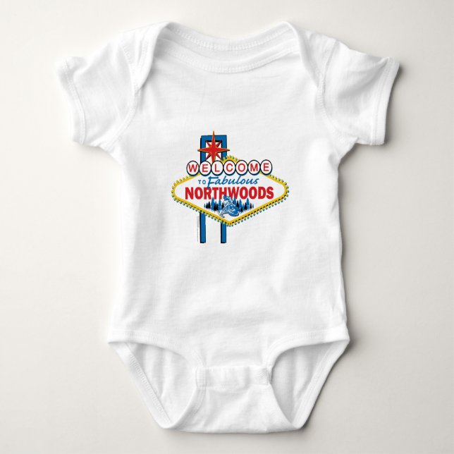 Body Para Bebê Fabulous-North-Woods (Frente)