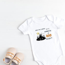 Body Para Bebê Faça as minhas fraldas. Vai ser uma noite de boo!