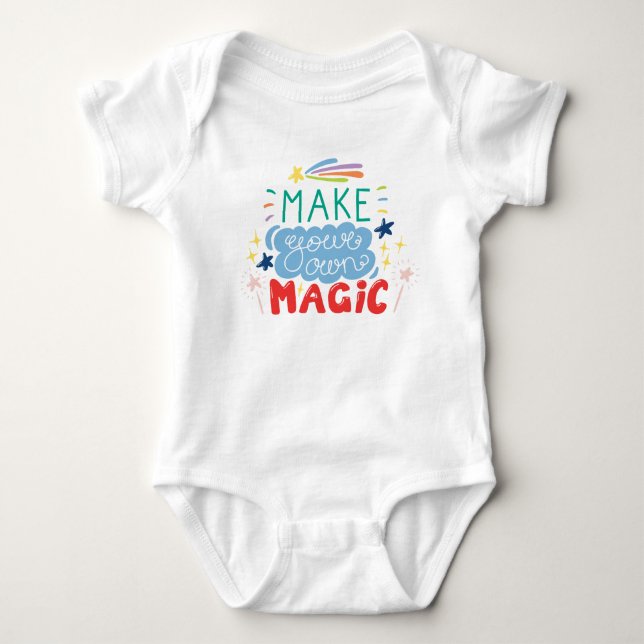 Body Para Bebê Faça sua própria magia (Frente)