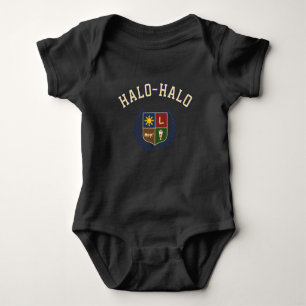 Body Para Bebê Faculdade HALO-HALO Vibes > Bodysuit BLACK (Bebê)