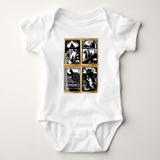 Body Para Bebê Fada Coleção de Letras Bebê Roupa (Frente)