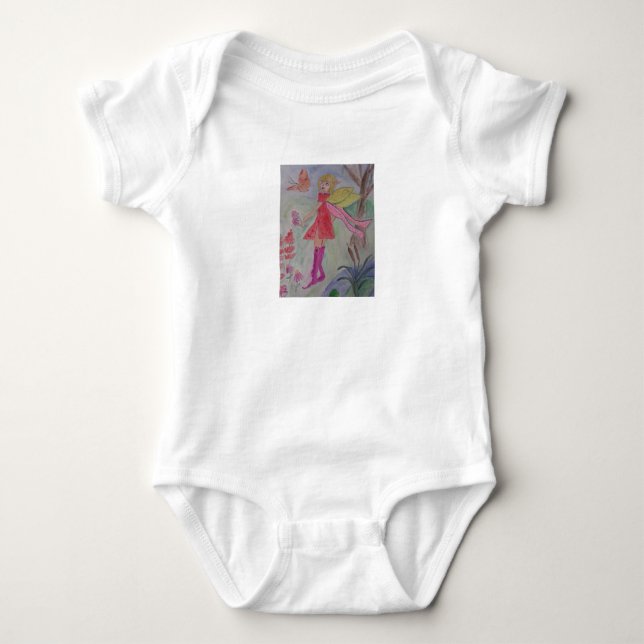Body Para Bebê Fada de borboleta (Frente)