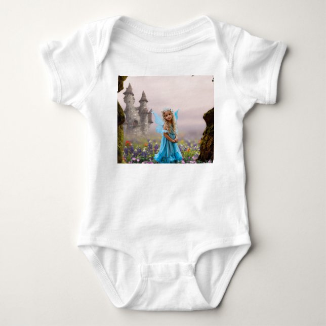 Body Para Bebê Fadas Lindas (Frente)