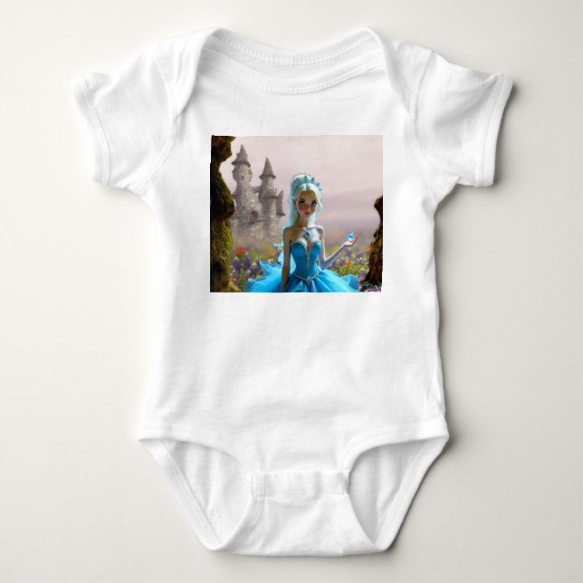 Body Para Bebê Fadas Lindas (Frente)