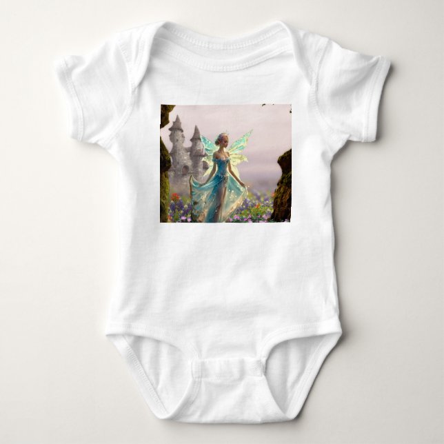 Body Para Bebê Fadas Lindas (Frente)