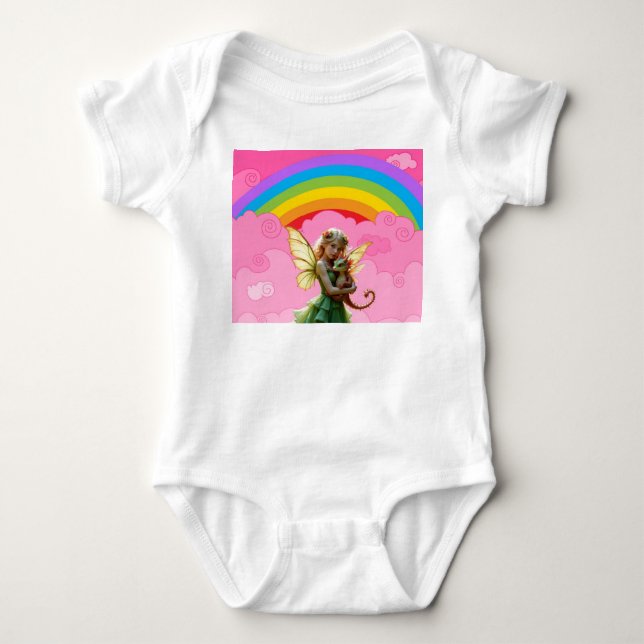 Body Para Bebê Fairies (Frente)